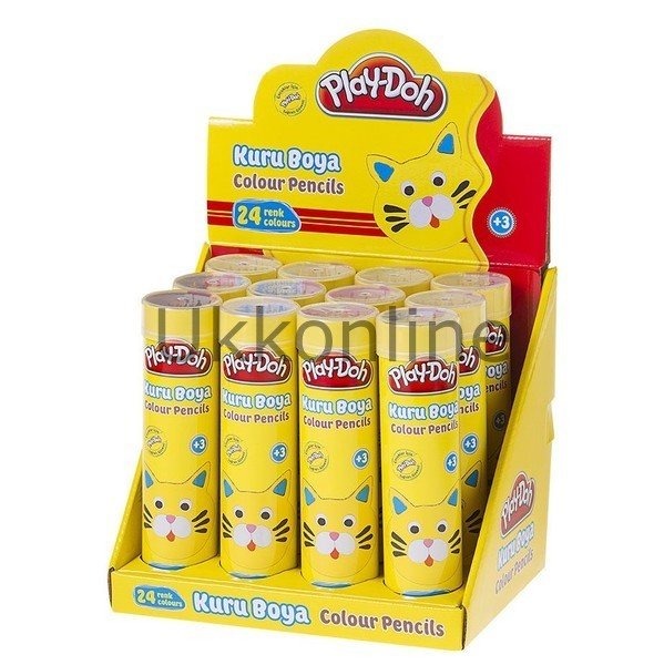 Play-Doh Tüplü Kuru Boya 24Lü
