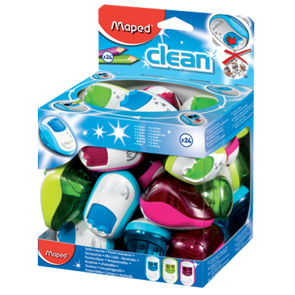 MAPED KALEMTRAŞ CLEAN ÇİFT DELİKLİ