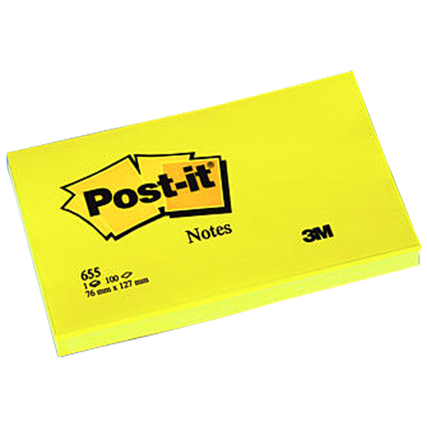 POSTİT NOT KAĞIT 655 76-127 SARI