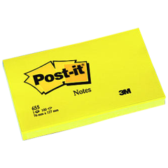 POSTİT NOT KAĞIT 655 76-127 SARI