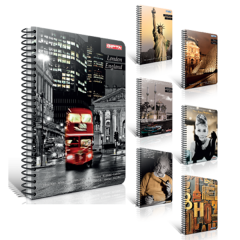 GIPTA SERT KAPAK DEFTER CAPİTAL SPİRALİ 17-24 100/
