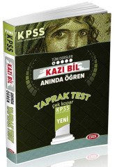Data 2017 KPSS Tüm Dersler Kazı Bil Anında Öğren Çek Kopar Yaprak Test