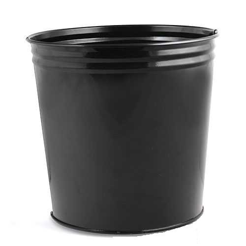 MAS Çöp Kovası (Metal) 10 Lt. (Siyah )