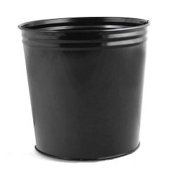 MAS Çöp Kovası (Metal) 10 Lt. (Siyah )