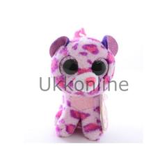 MEGA TY PELUS 36585 GLAMOUR-PINK LEOPARD CLIP
