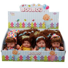 969 SUN BEBEK ELBİSELİ/SAÇLI SESLİ 20CM-RST-QMI
