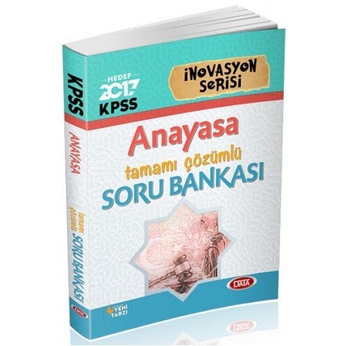 Data 2017 KPSS İnovasyon Serisi Anayasa Tamamı Çözümlü Soru Bankası