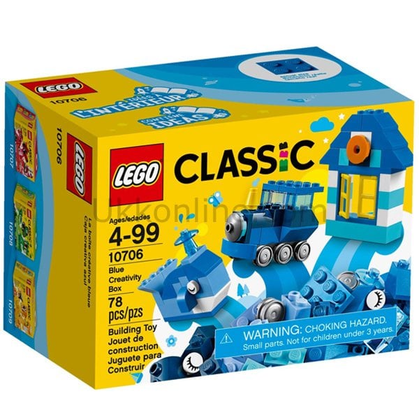 LMC10706 CLASSIC MAVİ YARATICILIK KUTUSU 4-99 yaş /78pcs/ LEGO