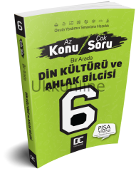 6.SINIF DİN KÜLTÜRÜ VE AHLAK BİLGİSİ AZ KONU ÇOK SORU DC YAYINLARI