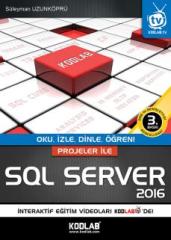 PROJELER İLE SQL SERVER 2016
