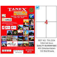 TANEX LAZER ETİKET 105-148 TW 2204