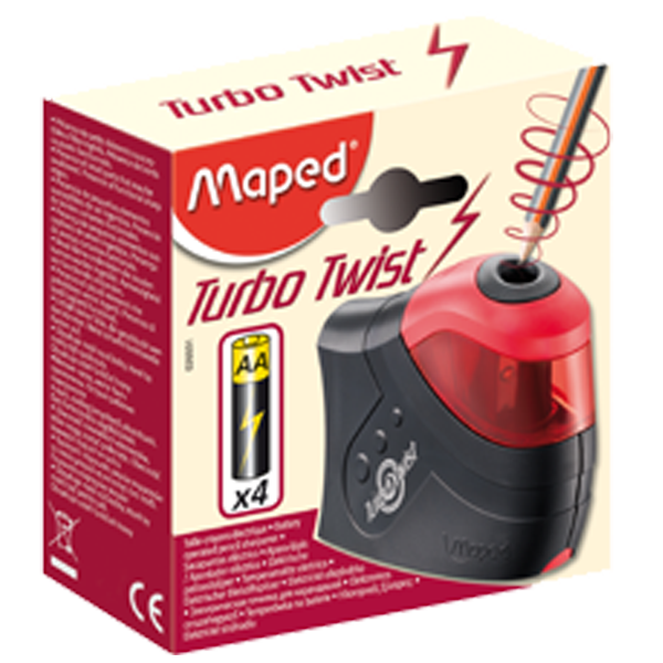MAPED KALEMTRAŞ TURBO TWIST TEK DELİKLİ PİLLİ