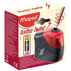 MAPED KALEMTRAŞ TURBO TWIST TEK DELİKLİ PİLLİ