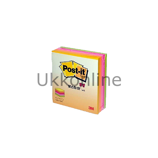 POSTİT NOT KAĞIT CUBE NEON 3-3 76-76