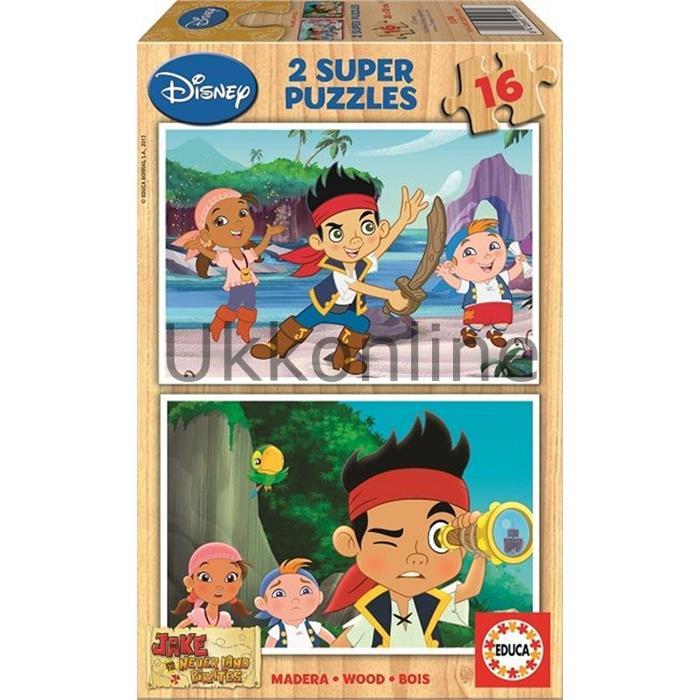 EDUCA COCUK AHSAP 2x16 PUZZLE 15596 JAKE VE VAROLMAYAN