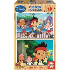 EDUCA COCUK AHSAP 2x16 PUZZLE 15596 JAKE VE VAROLMAYAN