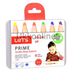LETS BOYA KALEMİ 6 RENK PRİME JUMBO