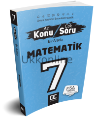 7.SINIF MATEMATİK AZ KONU ÇOK SORU DC YAYINLARI
