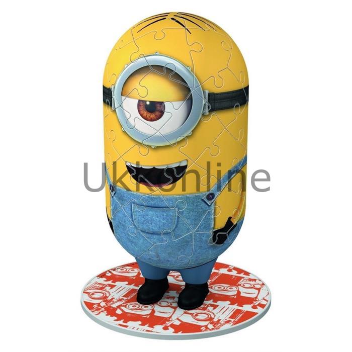 Ravensburger 116676 Çocuk 3D 54 Parça Puzzle Minnions Puzball
