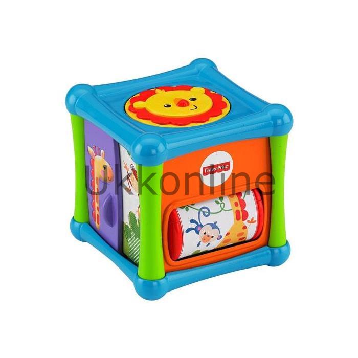 Mattel BFH80 Fisher Price Sıralama Oyuncağı Sevimli Hayvanlar Aktivite Kübü