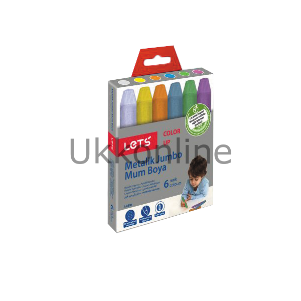 LETS MUM BOYA 6 RENK METALİK JUMBO