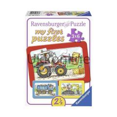 RAVENSBURGER COCUK 2x6 PUZZLE 065738 ARACLAR