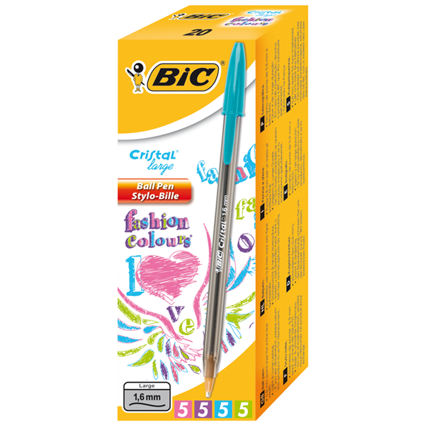 BİC TÜKENMEZ CRİSTAL LARGE FASHION KUTU