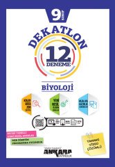 ANKARA YAYINLARI 9.SINIF DEKATLON  BİYOLOJİ 12 DENEME