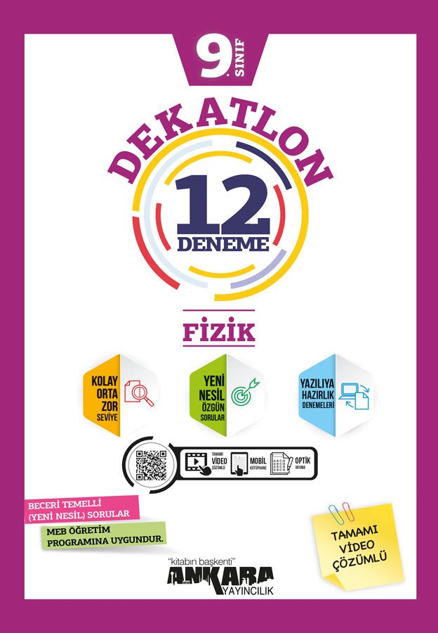 ANKARA YAYINLARI 9.SINIF FİZİK 12 DENEME