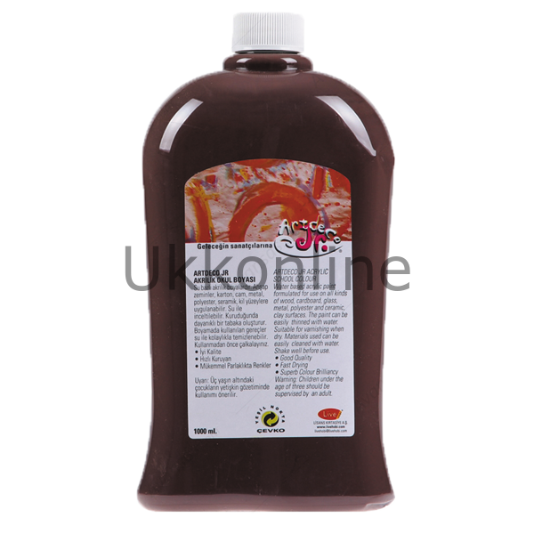 ARTDECO JR AKRİLİK 1 LT KAHVE