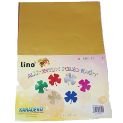 LİNO FOLYO ALÜMİNYUM ÇİFT TARAFLI 10 LU 24-33cm