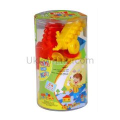 0514 MİNİ BLOCK 34PCS SİLİNDİR KUTU