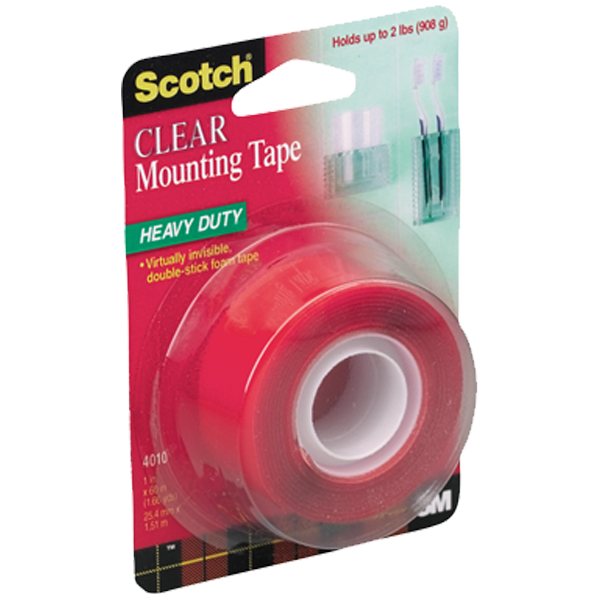 SCOTCH ÇİFT TARAFLI BANT 4010 25,4-1,51 ŞEFFAF