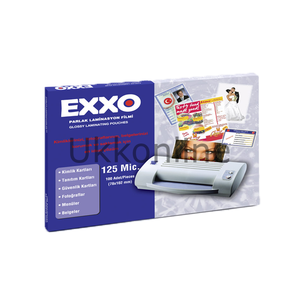 EXXO LAMİNASYON FİLM A-4 125MİC