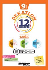 ANKARA YAYINLARI 9.SINIF DEKATLON TARİH 12 DENEME