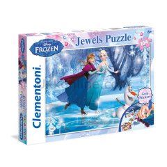 20601 TAŞ YAPIŞTIRMA FROZEN 104 Parça Puzzle /SUN-CLE