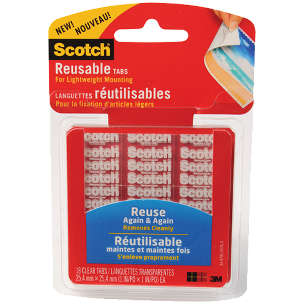 SCOTCH ÇİFT TARAFLI BANT R100 25-25 ŞEFFAF 18 AD