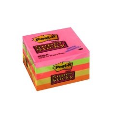 Post-it® Super Sticky Not, 5 Neon Renk, 90 yaprak, 76x76mm