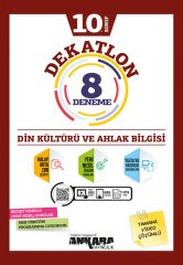 ANKARA YAYINLARI 10.SINIF DEKATLON DİN KÜLTR. VE AHLK BİL. 12 DENEME
