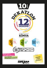 ANKARA YAYINLARI 10.SINIF DEKATLON KİMYA 12 DENEME
