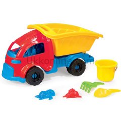 6025 PITBULL KAMYON 34CM PLAJ SET
