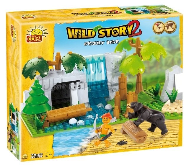 22152 COBI GRIZZLY BEAR 150PCS WILD STORY