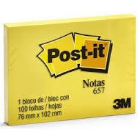 Post-it® Super Sticky Not, Sarı, 90 Yaprak, 76x102mm