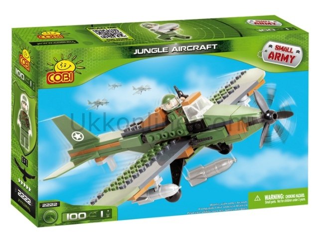 2222 COBI JUNGLE AIR CRAFT 100PCS SMALL ARMY