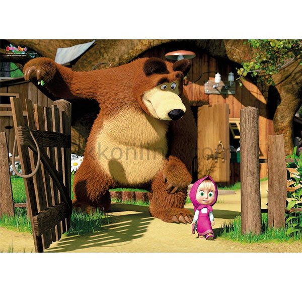 23673 MAXI MASHA AND BEAR 1 104 Parça Puzzle /SUN-CLE