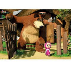 23673 MAXI MASHA AND BEAR 1 104 Parça Puzzle /SUN-CLE
