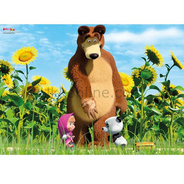 23682 MAXI MASHA AND BEAR 2 104 Parça Puzzle /SUN-CLE