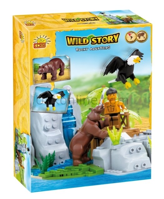 22221 COBI ROCKY MOUNTAINS 220PCS WILD STORY