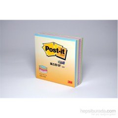 Post-it® Küp Not, Pastel Renkler, 225 yaprak, 76mm76mm