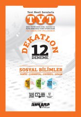 ANKARA YAYINLARI YKS TYT DEKATLON SOSYAL BİLİMLER 12 DENEME